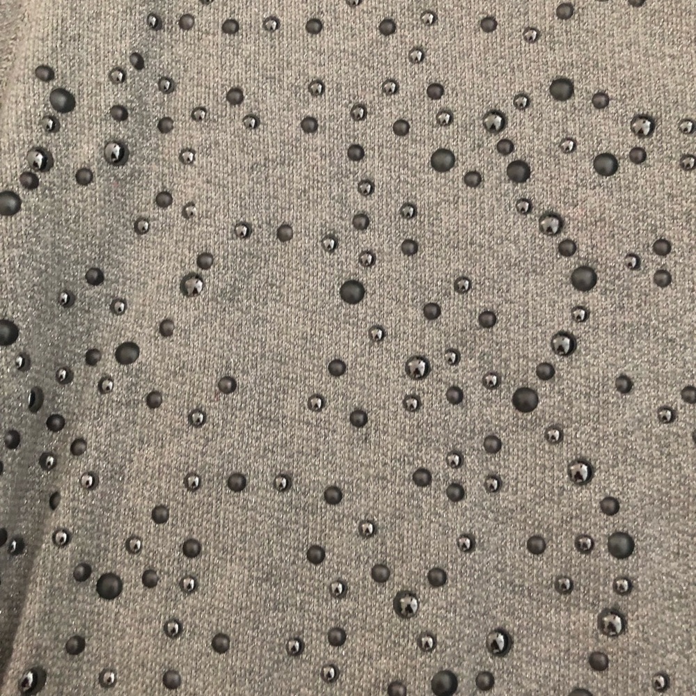 C And C California Gray Studded Sweatshirt - image 6